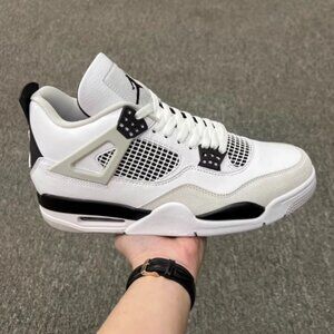 Jordan 4 Retro Mid Military Black Sneakers
